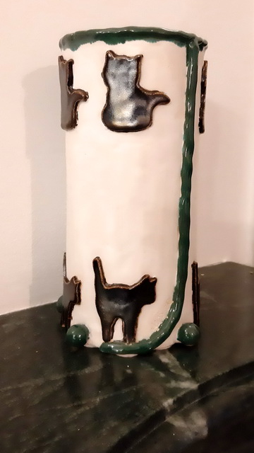 Katzenvase 1